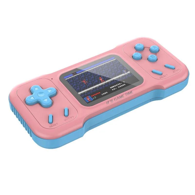 

A15 Mini Handheld Game Console 500-in-One Nostalgic Retro High-Definition Game Children Handheld Game Console Singles розовый