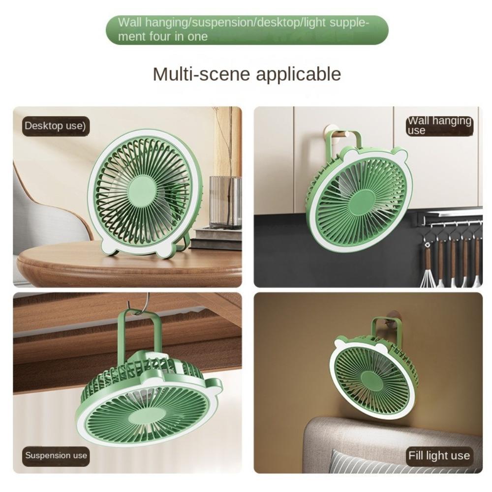 Plastic Desktop Small Fan Mini Wall Hanging Fan Creative Ceiling Fan  Student