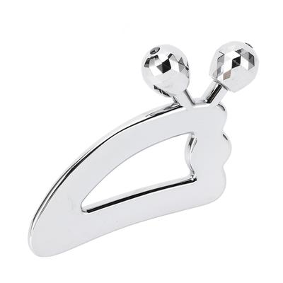 Metal Face Roller Massager Zinc Alloy Face Lift Gua Sha Massage Tool Skin Roller for Face Eye Neck