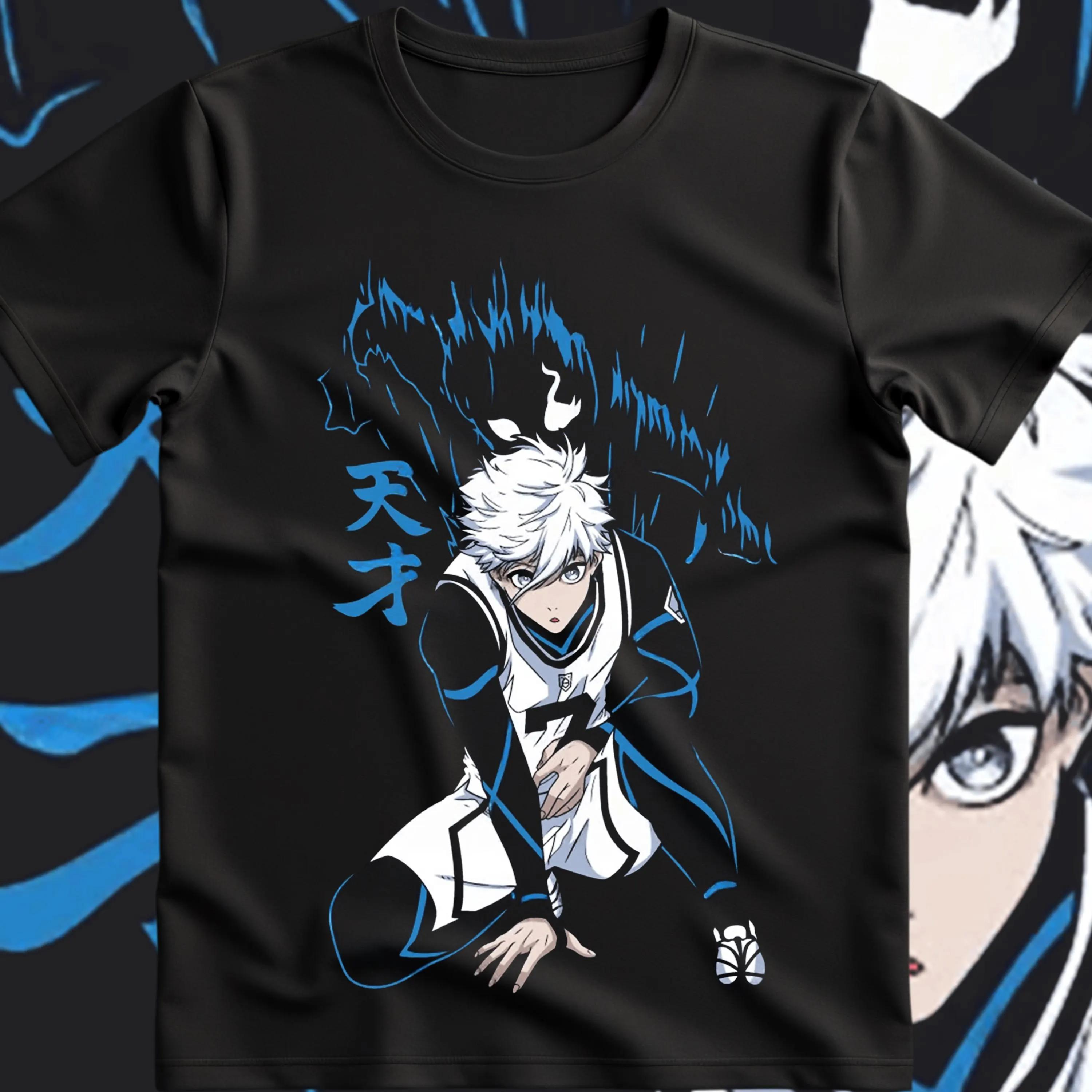 

Anime Football Team Tshirt Fan Casual Tshirt Mens and Womens Summer Cotton Loose and Fashionable Short Sleeved Top 4XL