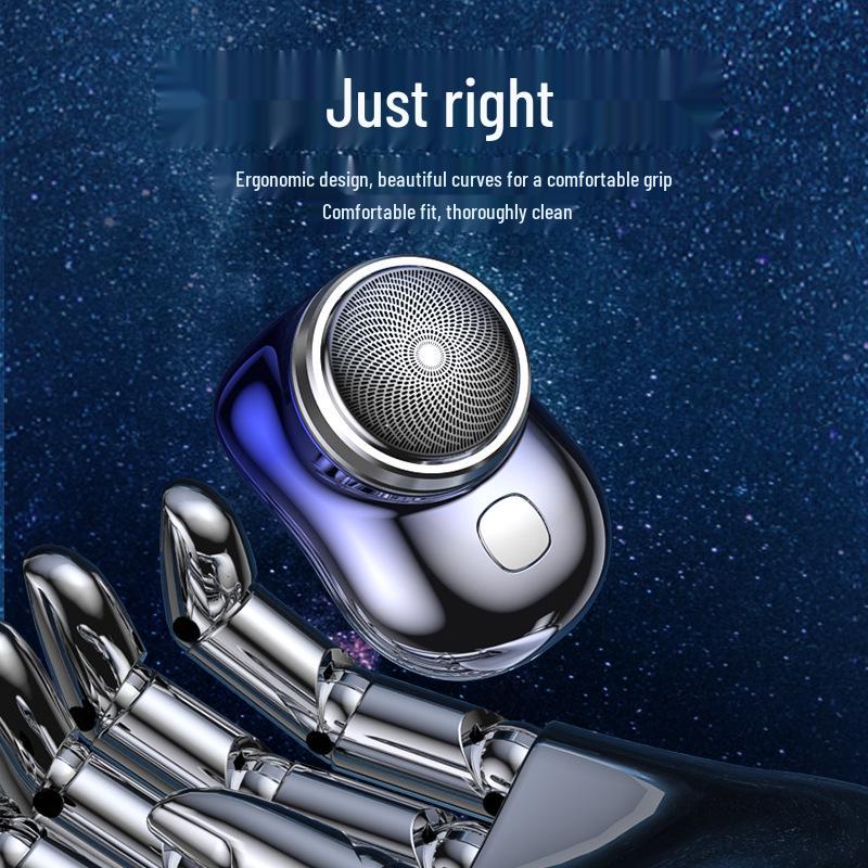 Mini Waschbarer Elektrorasierer - USB Wiederaufladbarer Tragbarer Reiserasierer für Männer