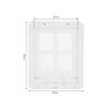 Pet Screen Door Breathable Noiseless Mosquito Prevention Burr   Plastic Cat Flap Door
