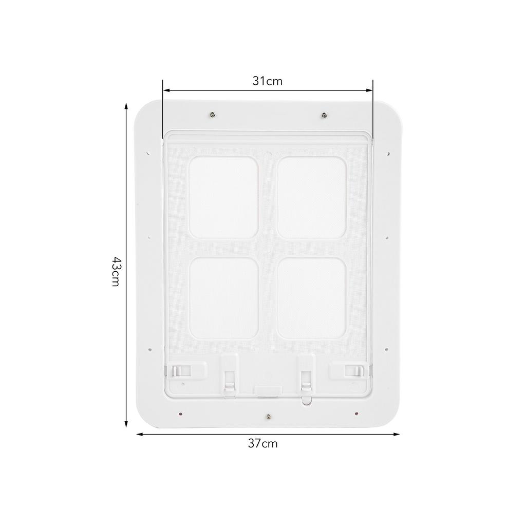 Pet Screen Door Breathable Noiseless Mosquito Prevention Burr   Plastic Cat Flap Door