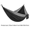 Portable Outdoor Hammock Tear Resistance High Strength Parachute Breathable Ultralight 2 Person Hammock for Travel Hiking Garden