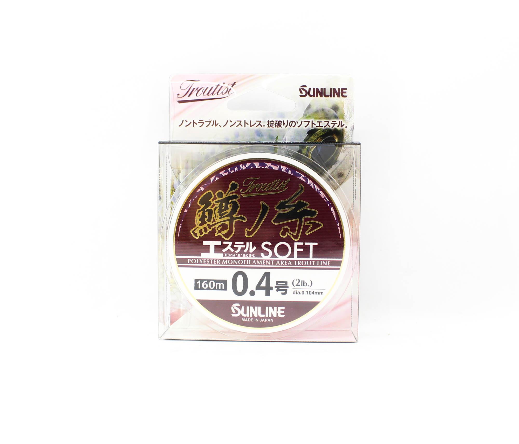 

Sunline Естерна Ліска Troutist Masu No Ito Soft 160м #0.4 2lb 0.104мм (9092) чистий