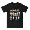 Snoopy And Friends Dancing T Shirts Kawaii Harajuku Casual Summer Men Women Amusing Cotton Short Sleeve Stylish Vintage Tops