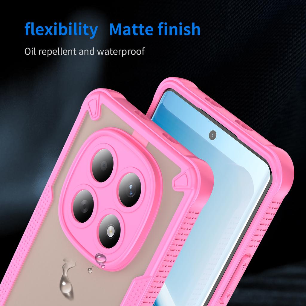 For Xiaomi Poco M8 5G/Redmi Note 15 5G (Global)/15 4G (Global) Case PC + TPU Semi-Transparent Frosted Finish Protective Phone Cover