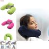Luxurious Inflatable Travel Pillow Set With Eye Mask And Earplugs For Airplane Comfort