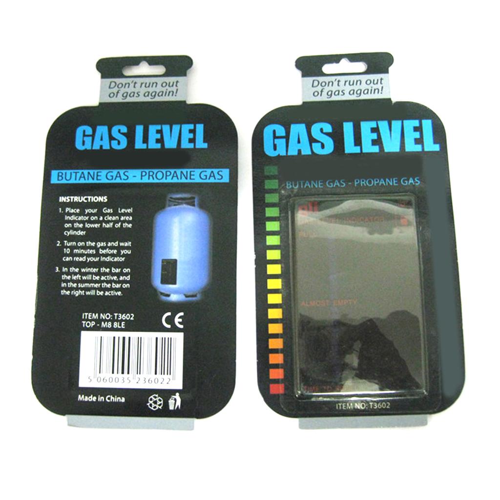 Plastic Liquid Crystal Black Practical Propane Gas for Tank Liquid Level Indicator Magnetic Bottle Gas Measuring Device