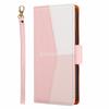 Splicing contrasting leather case for Xperia 1 flip card wallet protective case Xperia 10-III portable