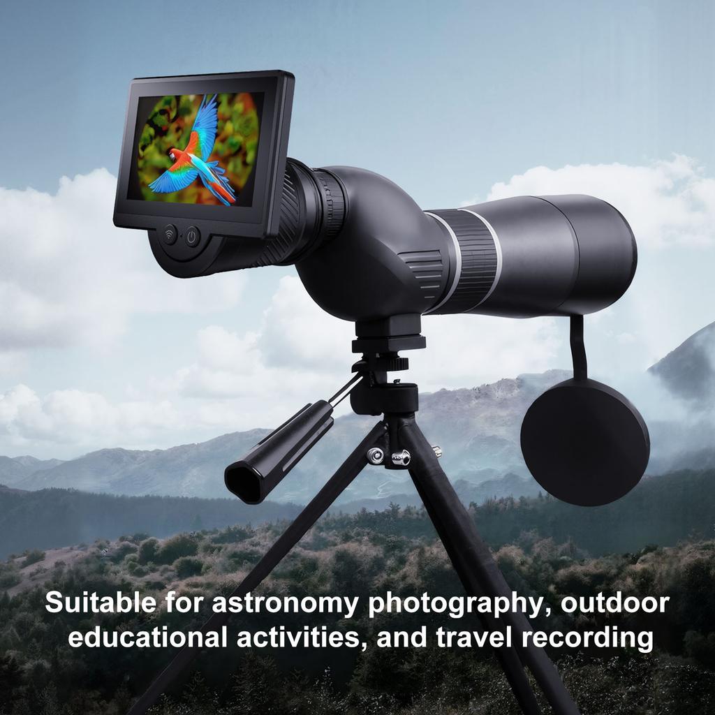 WiFi Electronic Eyepiece 4.3 Inch Display Telescope Camera for Telescope Microscope Compatible with 1.25 2 Inch