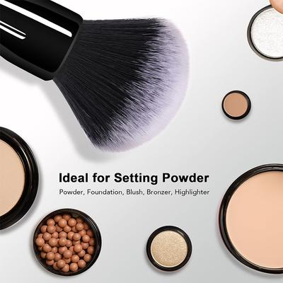 1Pcs Ultra Large Loose Powder Brush, High-End Multifunctional Setting Brush For Facial Makeup, Soft Makeup Brush Tool
