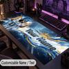 Large Mouse PadLionel Messi Custom Name Text Personalized Desk Mat Non Slip Gaming Pad
