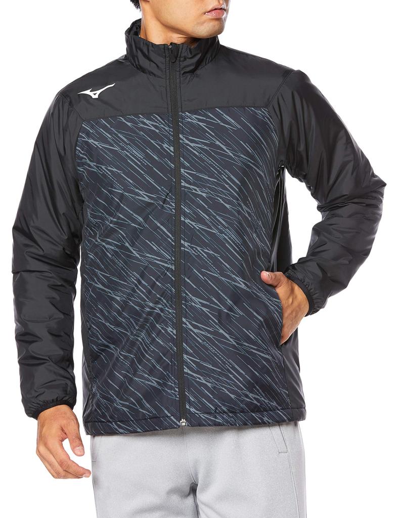 Mizuno Soccer Warmer Shirt P2ME0520 Black, Japan Size Small (equivalent to Japanese size S)