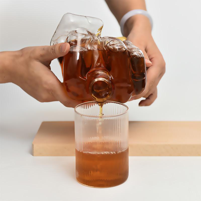 1000mL Middle Finger Decanter Red Wine Whisky Vodka Glass The Wine Bottle Creative Bar Home Kitchen Wine Cabinet Decoration