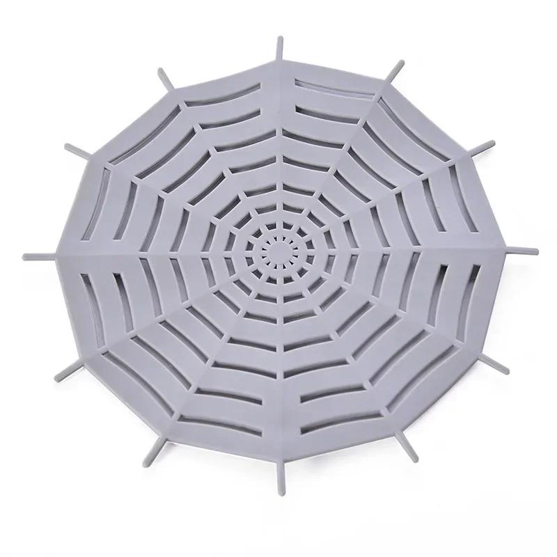

Kitchen Sink Filter Net Creative Spider Web Design for Bathroom Drain Cleaning Prevents Blockage Home Plastic Sink Basin Stopper