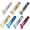 304 Stainless Steel Clip Ice Tong Bread Food BBQ Clip Barbecue Clip Cube Sugar Ice Tongs Tool Bar Kitchen Utensils