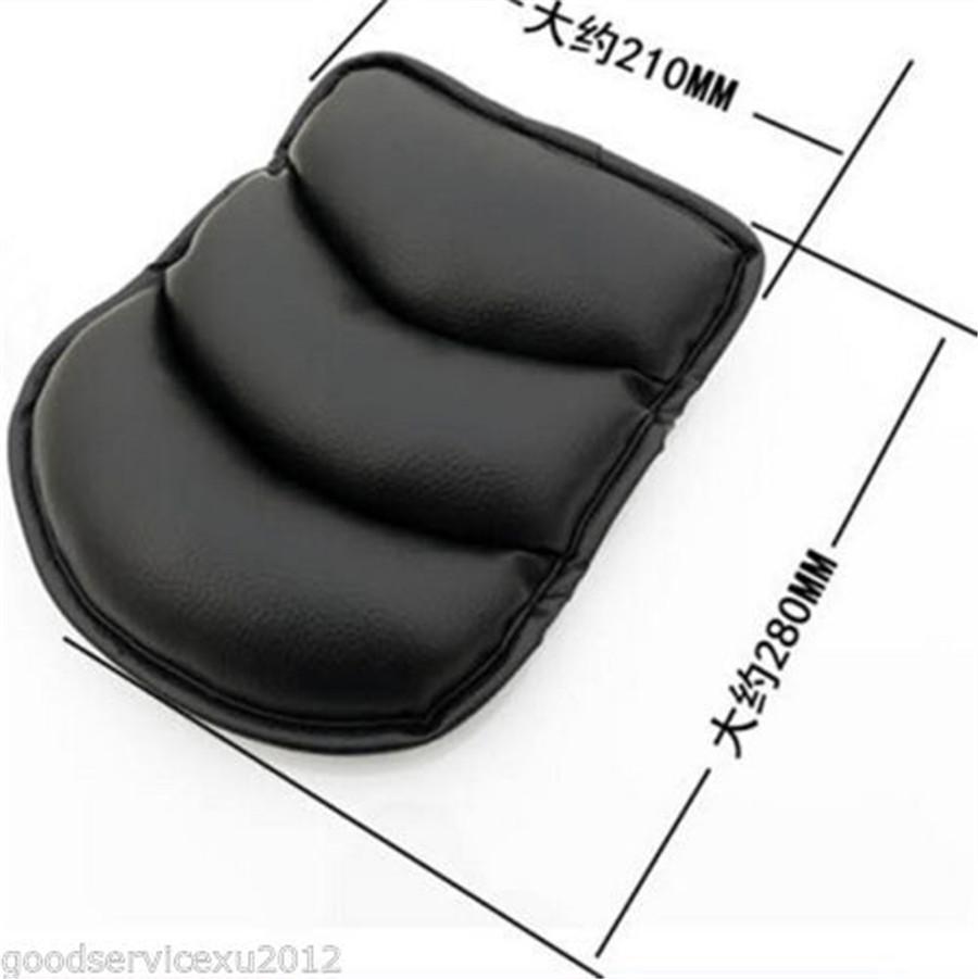 Universal Car Central Container Armrest Box + Arm Pad PU Leather Auto Car-styling Central Store Content Box Accessories