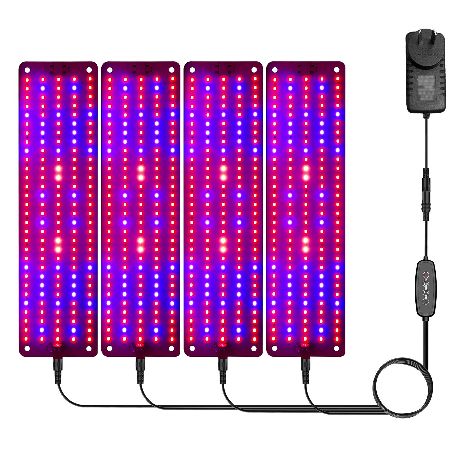 

Полный спектр светодиодных ламп для роста растений, дополнительный свет для рассады, цветения суккулентов One Drag Four EU Plug