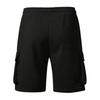 Men Casual Loose Fit Jogger Shorts with Elastic Waist Drawstring and Multiple Pockets for Daily Wear and Sports