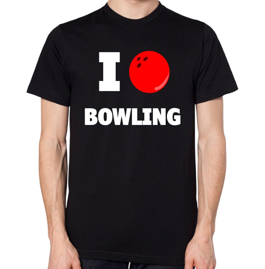 I Love Bowling T-Shirt S разноцветный