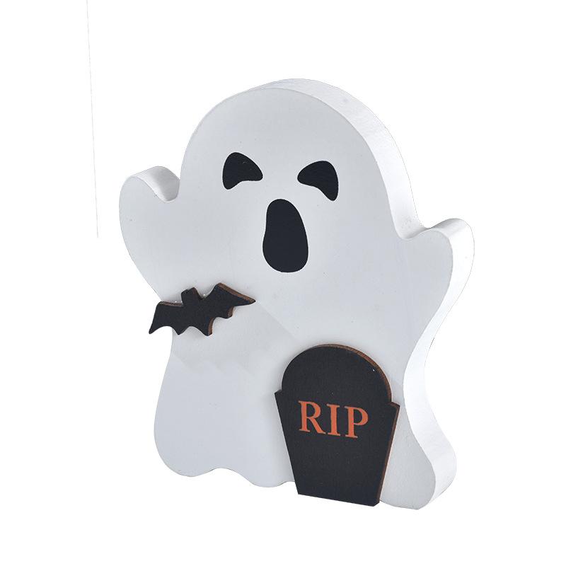 Halloween, Desktop Ghost Ornaments, Props Arrangement, Halloween Ornaments, New Styles, Cute Ghosts, Decorations, Wooden Ornaments