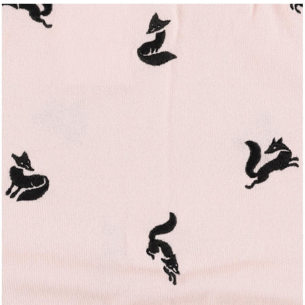 MaiSon KitSune Nw00504kf0001 P705 Embroidered Fancy Fox Embroidered Women S Cardigan
