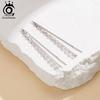 ORSA JEWELS Minimalist Long Chain Tassel Earrings 925 Sterling Silver Fashion Jewelry Date Elegant Eardrop for Women Gift APE153