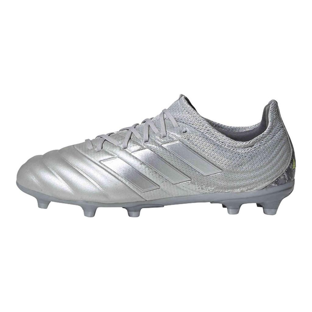 Adidas Copa 20.1 Comfortable Lightweight Non-Slip Durable Low-Top Soccer Shoes Kids Soccer Shoes Silver EF8320