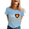 Fashion Casual Unisex Letter Print T-Shirt with Festival Graphic Design - Short Sleeve Round Neck Tee for Men and Women