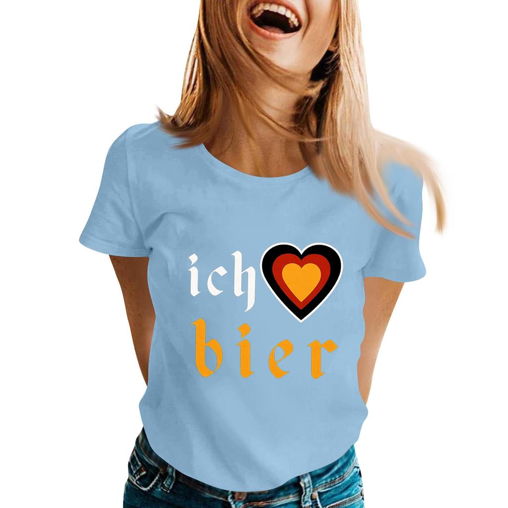 Fashion Casual Unisex Letter Print T-Shirt with Festival Graphic Design - Short Sleeve Round Neck Tee for Men and Women