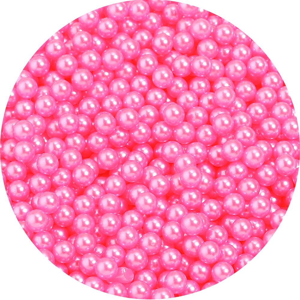 2-12mm No Hole ABS Imitation Pearl Beads Solid Color Round Spacer Loose Beads For DIY Jewelry Making Bracelet Accessory