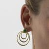 Boucles d'oreilles Luxenter avec Malachite finition or 18k - Hask