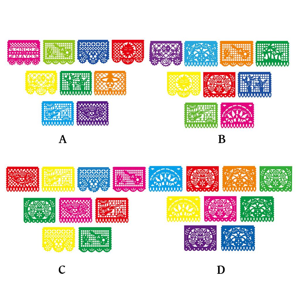 Party Banners Indoor Outdoor Party String Flags Home Plastic Streamers Hanging Ornament