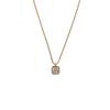 14K Gold-Plated Mother-of-Pearl Pendant with S925 Sterling Silver Clavicle Chain - Simple Korean Style for Women