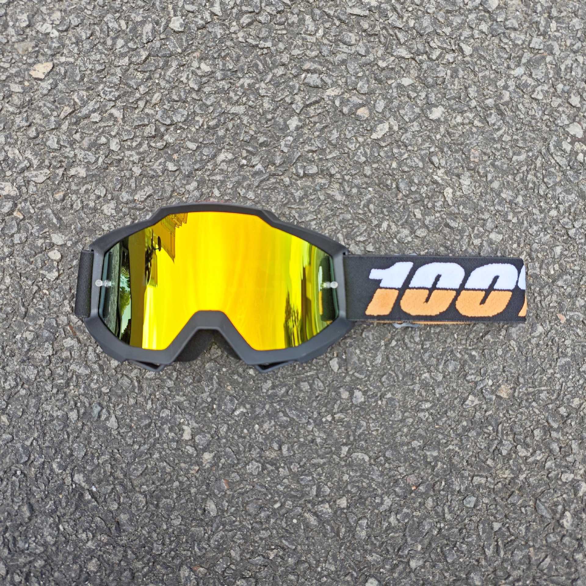 

Multi-color dazzling cycling motorcycle outdoor off-road rider goggles mountain bike goggles 100-WB-C1