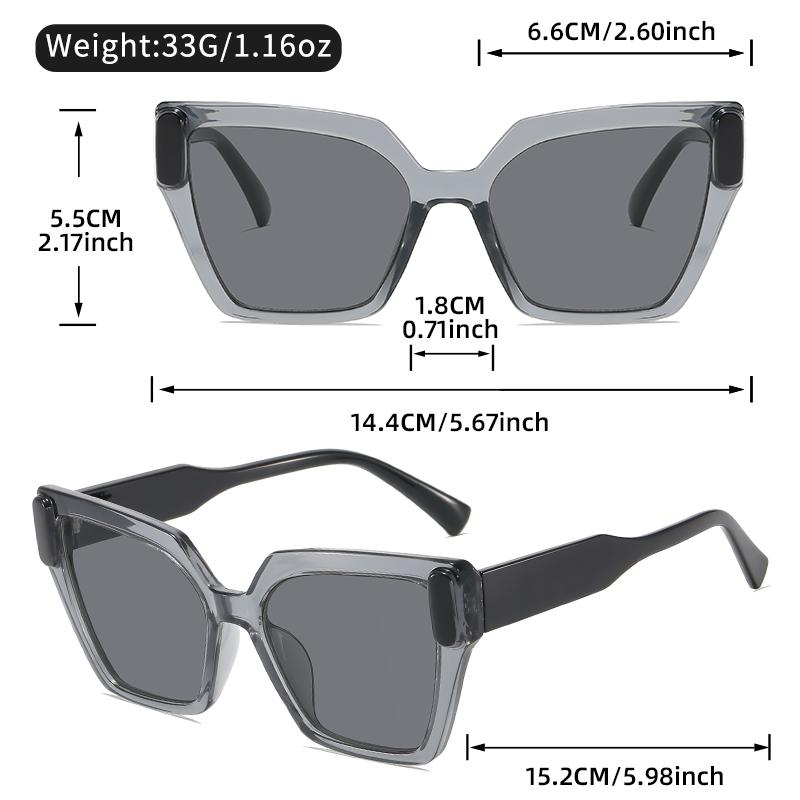 Butterfly-shaped large-framed sunglasses are fashionable, trendy, versatile and high-end shooting accessories