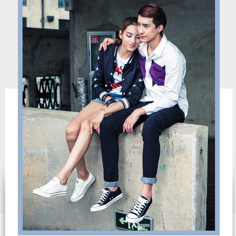 HuiLi Unisex Black & White Low-Top Canvas Sneakers for Sports & Casual Wear