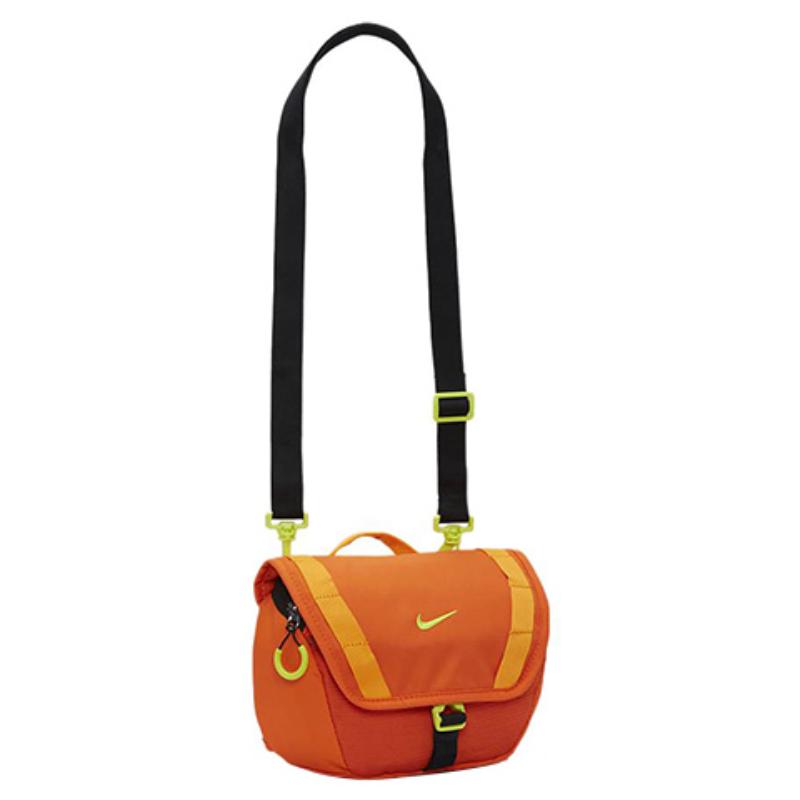 Nike Fabric Shoulder Bag Crossbody Bag Fanny Pack Regular Unisex Safety Orange/Bright Orange/Atomic Green Casual DJ9681-819