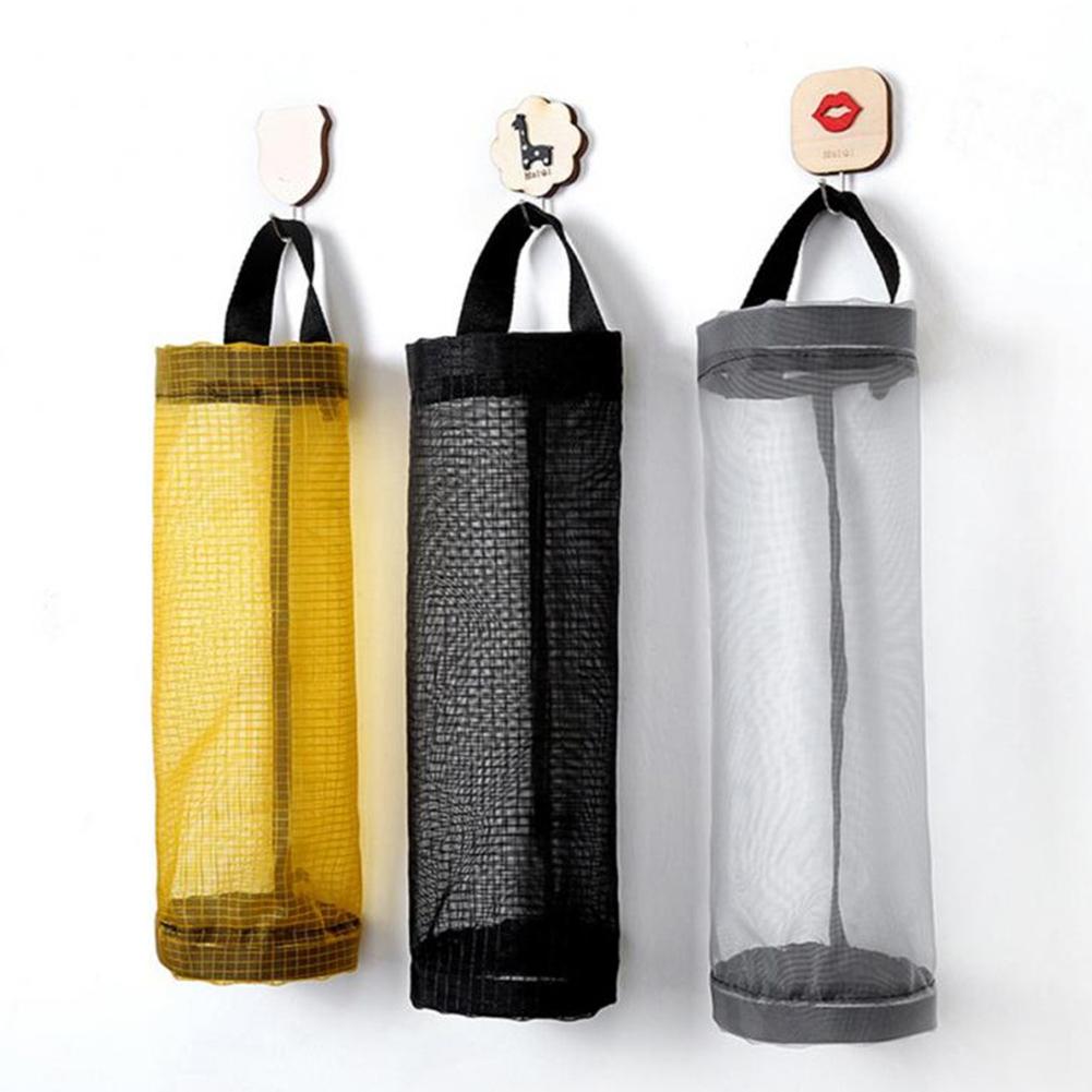 Portable Hanging Trash Garbage Bag Holder Kitchen Storage Garbage Organizer