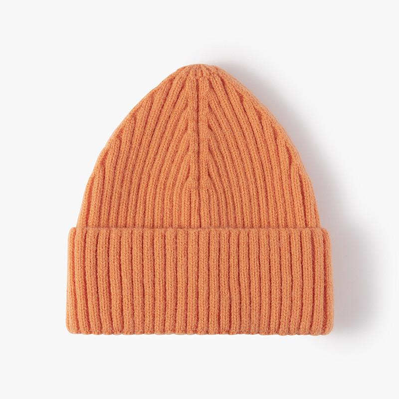 Thick Knitted Beanie For Women With Breathable Sheep Wool For Winter Casual Wear