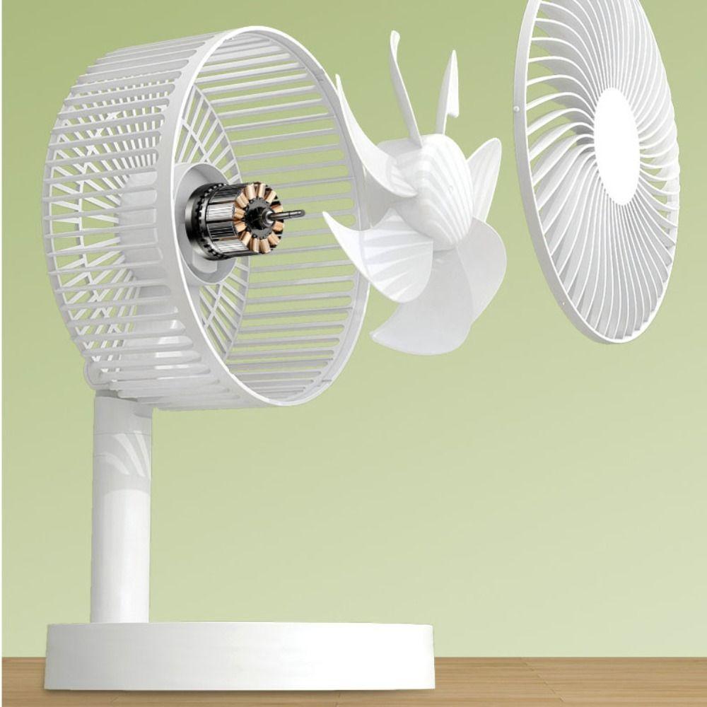 3600mAh/1800mAh Desktop Table Fan 4 Speed Adjustable Mini USB Fan USB Desk Fan  Outdoor Camping
