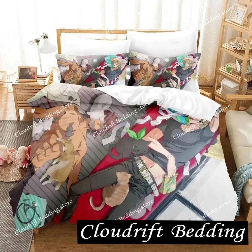 Tiger & Bunny Bedding Set Single Twin Full Queen King Size Bed Set Adult Kid Bedroom Duvet Cover Sets 3D Anime Parure De Lit Bed