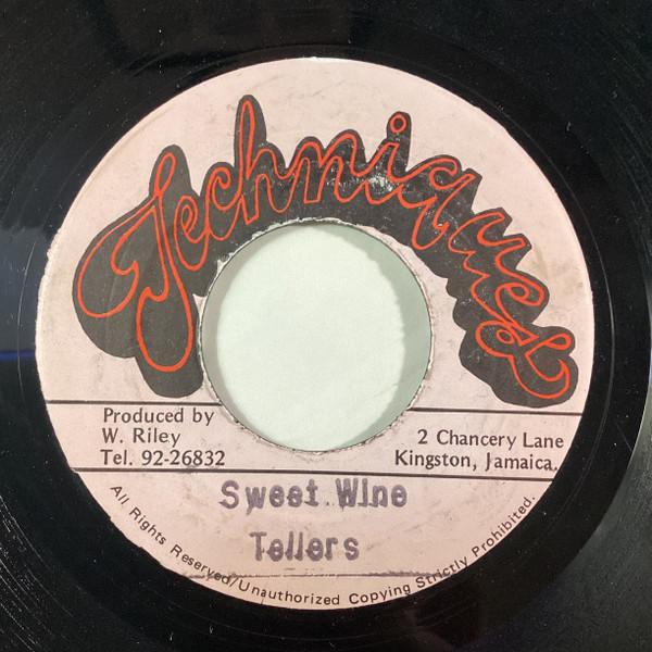 

7inch Record TELLERS Sweet Wine NONE Techniques Jamaica Reggae Ska Dub Used