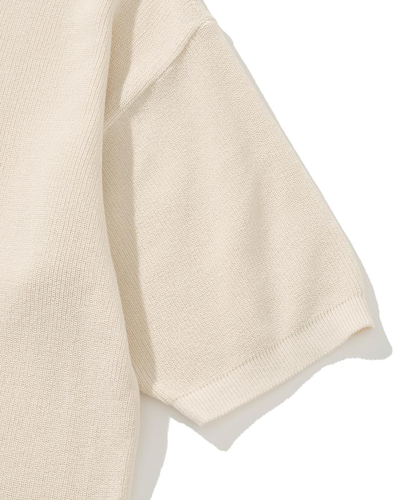 KNITTED Coolever Clover Round Knit Ivory