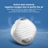 Mini Wearable Air Purifier Smoke Odor Removal Portable Negative Ion Air Purifier Necklace For Car Travel White