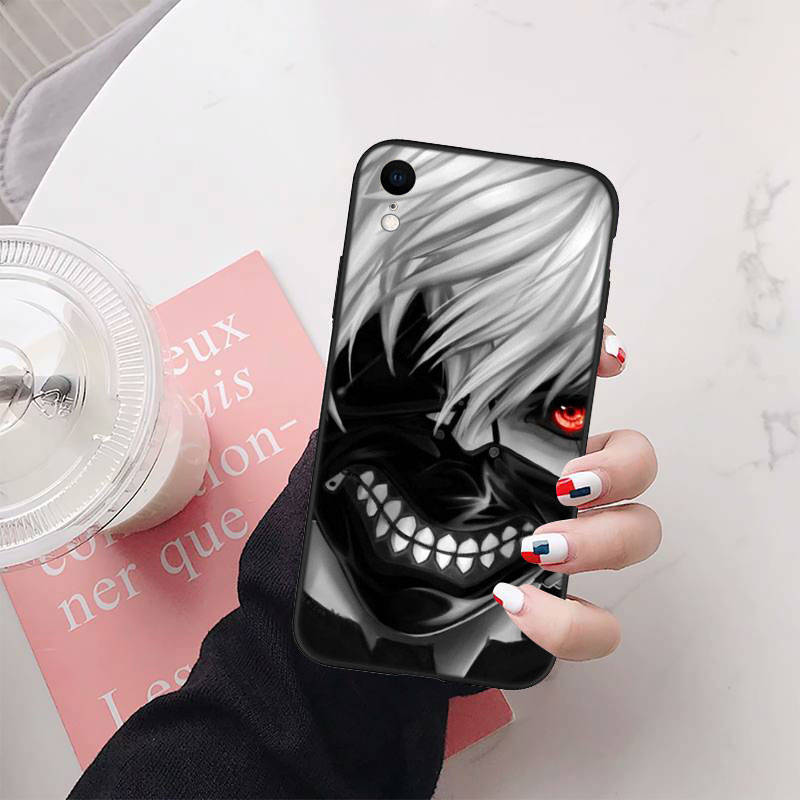 Pouzdro na telefon Tokyo Ghoul pro iPhone 6 6s 7 8 11 12 13 14 15 XS Pro Max XR X SE Samsung S20 S21 S22 S23 S24 FE Ultra S8 S9 S10 Plus Lite S21S S10E