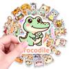 50 Cute Cartoon Animal Stickers Children'S Hand Account Decoration Waterproof Stationery Stickers Creative Stickers Small Fresh