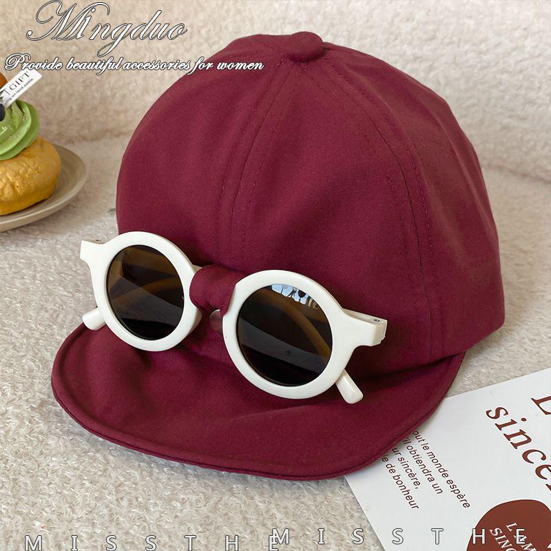Kids' Cartoon Crane Baseball Cap - Cute Korean Style for Spring & Summer
