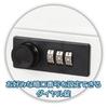 Jssmst (Jessmat) Portable Safe, Dial Lock, Metal, 25x20x9cm, A5 Size, CB0701L (White)
